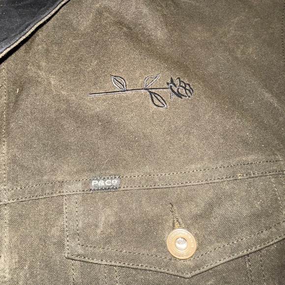 P&Co Wayfare Waxed Olive Canvas Jacket *RARE* - Picture 4 of 14